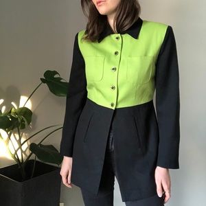 Vintage colorblock blazer